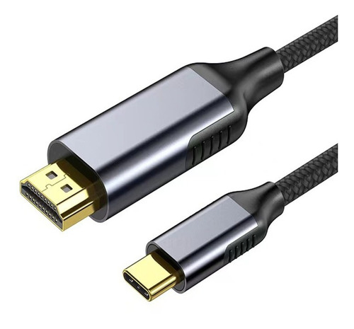 Cable Usb Tipo C Hacia Hdmi Macho 4k 60hz 1,8 M