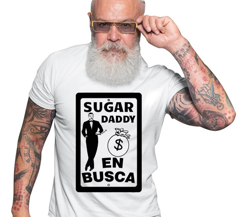 Camiseta Sublimada Vintage P/suggar Daddy Casual P/hombre