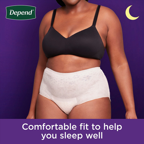 Depend Ropa Interior De Noche Para Mujer Incontinencia