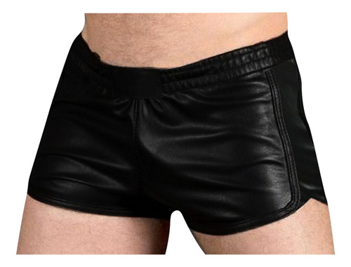 Pantalones En L Para Hombre De Piel Pura Casual De Primavera