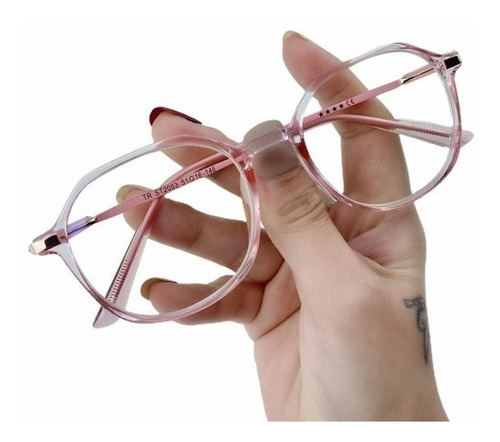 Unisex Marco Poligonal Anti Blue Ray Protección Ocular Gafas
