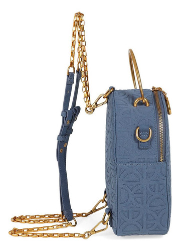 Bolso 2 En 1 Cloe Mini Backpack/crossbody Asas Con Cadena
