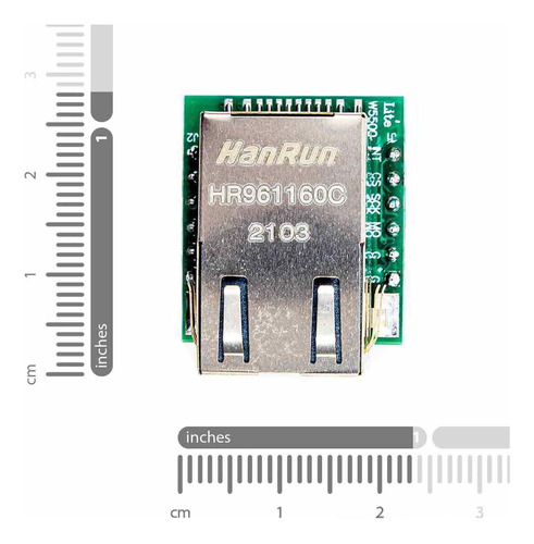 10x Mini Módulo W5500 Tcp/ip Lite