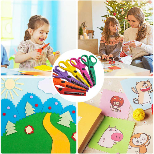 Ucec Tijeras Para Manualidades Borde Decorativo Paquete De 6 Color