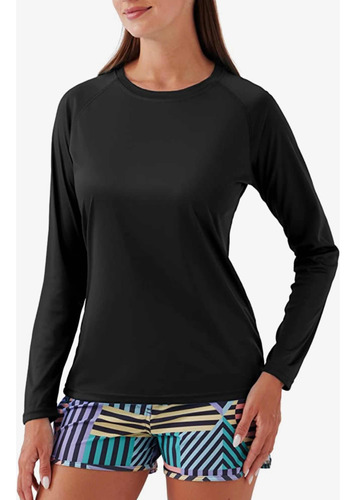 Polera Deportiva 100% Algodon Mujer Tubular Transpirable