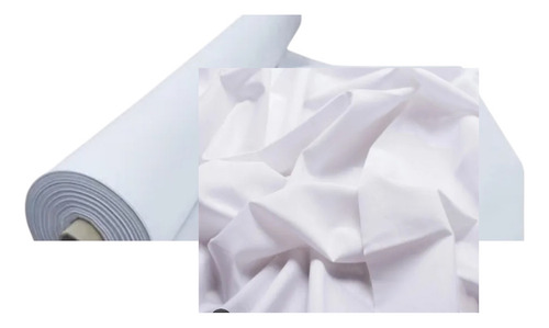 Tela Percal Blanco Puro Algodón Premium Ancho 2,80 X 1 Metr Blanco Liso