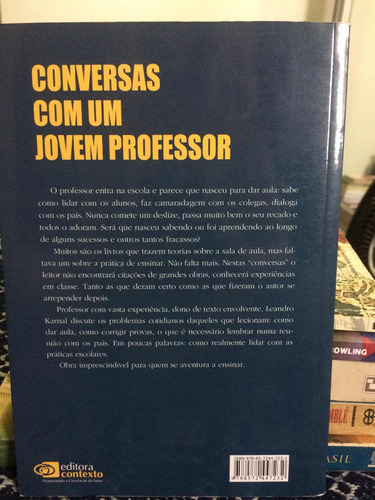 Conversas Com Um Jovem Professor Leandro Karnal