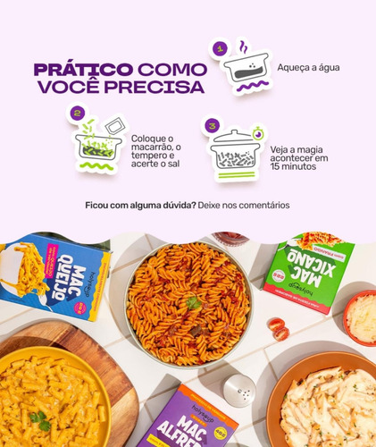 Macarrão Proteico Sem Glúten Holysoup Mac Queijo 190g