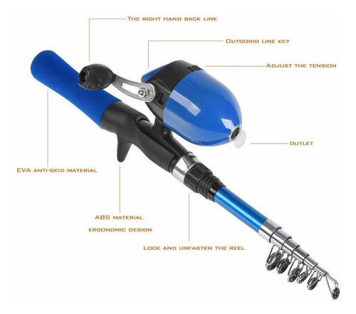 Conjunto Completo De Bobinas Spincast Spincast Combo Swivels
