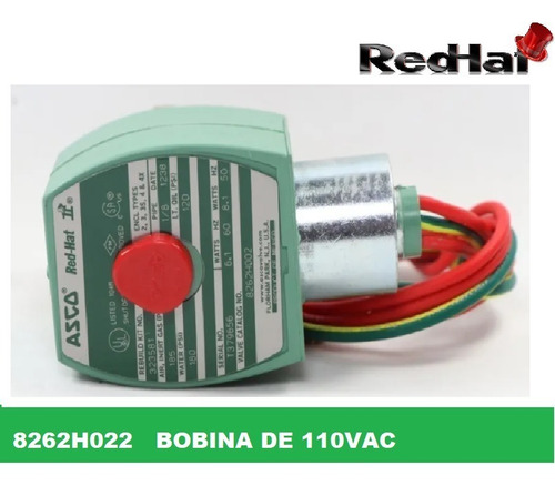 8262h022 Válvula Solenoide 2 Vías  1/8npt Pulgadas Asco 110v