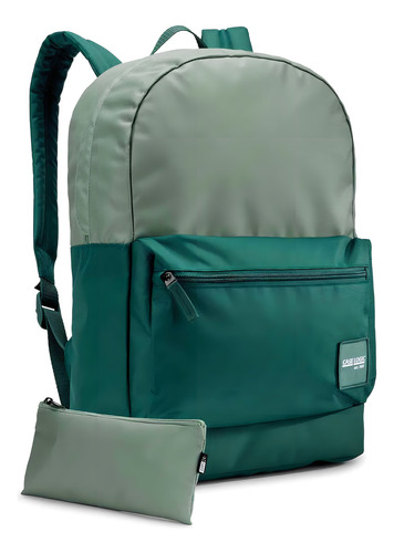 Mochila Case Logic Commence Ccam1216 Porta Nb Hasta 15.6 Color Islay Green Diseño De La Tela Combinado
