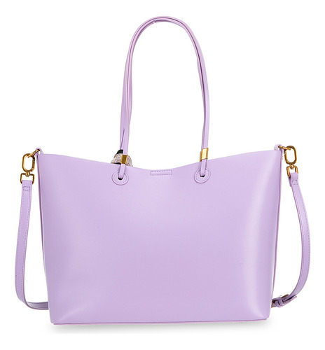 Bolsa Tote 2 En 1 Cloe Adaixy I Grande Color Lila