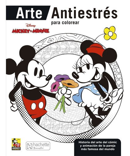 Mickey Y Minnie Arte Antiestres Para Colorear Don86 
