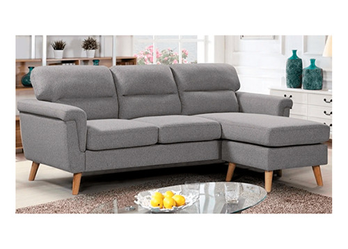 Sala Harper Haspe Gris Izquierdo 2 Pieza Mueble Sillon