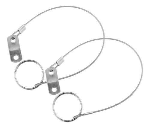 2pcs 150mm Pin De Liberación Rápida Lanyard Metal Bimini