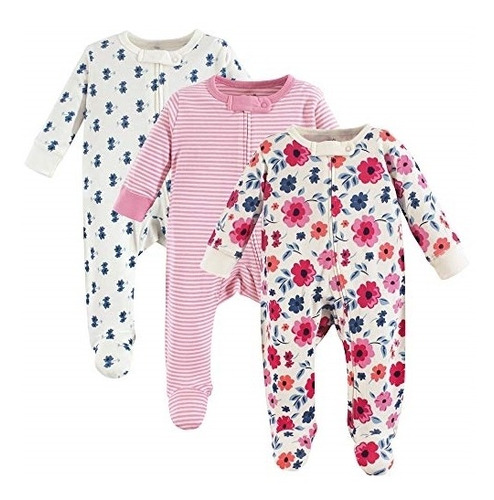 Ropa Para Bebé Paquete De 3 Pijamas Para Dormir Talla 0-3m