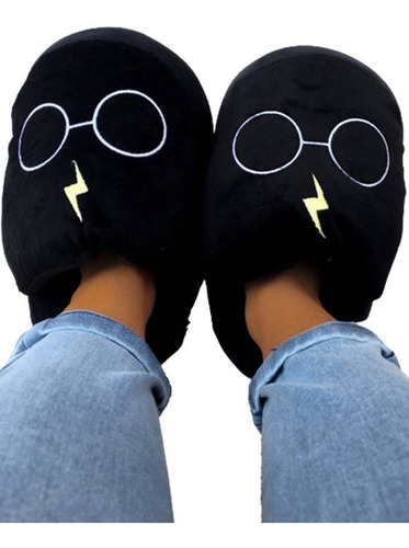 Pantufla Harry Potter Pantuflones Peluche Invierno Mujer