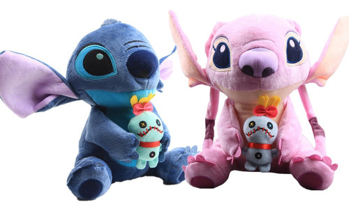 2pcs Lilo & Stitch Stitch Angel Peluche Muñeca Niños Regalo