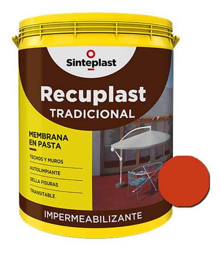 Recuplast Tradicional Memb. Techos/muros 20l 18 Cuotas S/int