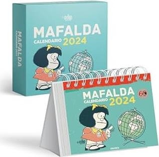 Libro Mafalda 2024 Calendario Caja Turquesa - Quino