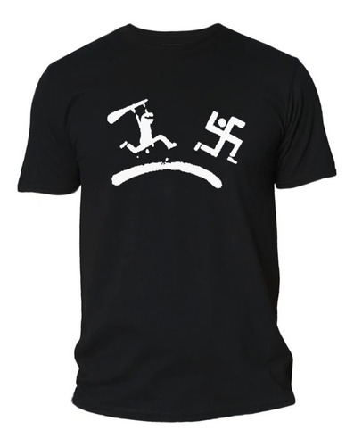Anti Nazi - Camisa 100% Algodão