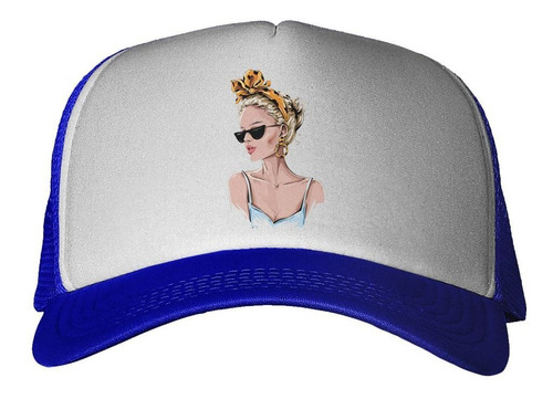 Gorra Chica Girl Dama Lente Estilo Rostro Boca