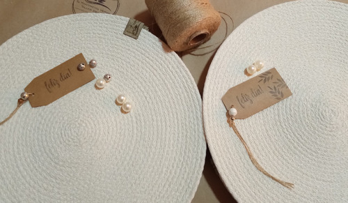 Set Plato Sitio X 30cm. Posavaso 12cm X 12 Un Cesteria Tex
