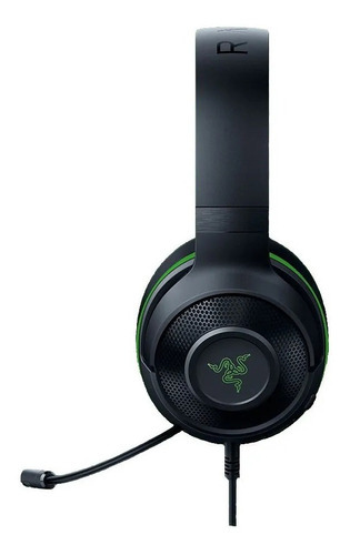Imagen 1 de 8 de Auriculares Gamer Razer Kraken X For Console Pc 7.1 Ps4 Swit Color Green