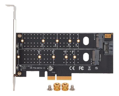 M.2 Pcie Adapter Nvme Ssd To With 2 Screws And Nuts X4