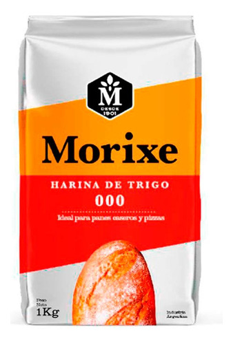 Harina   000  1 Kg Morixe Harinas De Trigo Pro