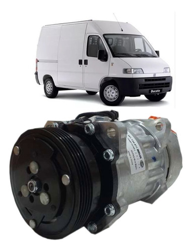 Compressor De Ar Fiat Ducato 2.5 2.8 Original Marelli