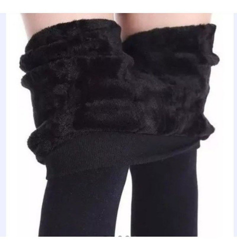 Imagem 3 de 5 de Meia Calça Forrada Com Pelúcia Grossa Importada