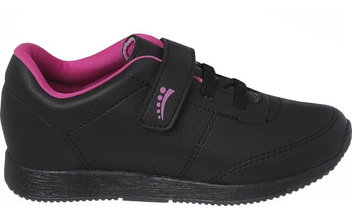 Tênis Infantil Ortopasso Jogging Menina Preto