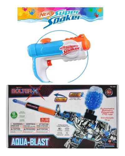 comprar Nerf Lanzador De Agua + Bolter-x Lanzador Hidrogel