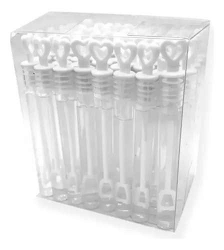 48 Tubos De Burbujas En Gel Blanco Bodas, Eventos Sociales Blanco