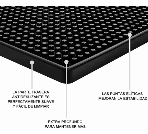 Set De 4 Piezas Tapete Para Bar Grande Barra Escurridor