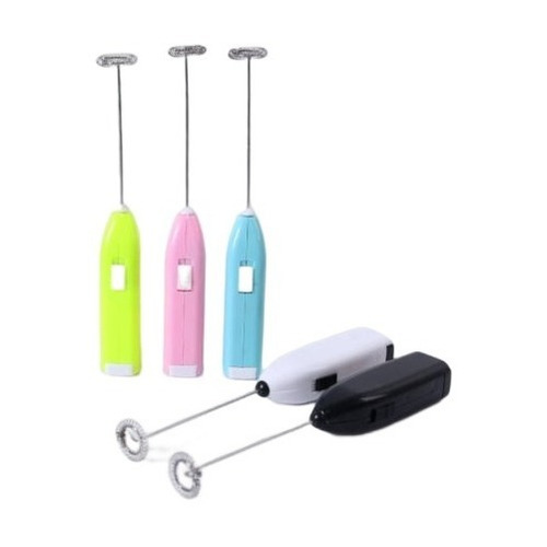 Mini Mixer Portátil Misturador Bebida Elétrico Leite Whey Cor Rosa