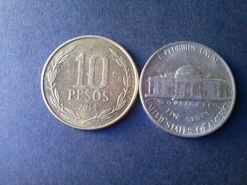 Moneda Estados Unidos Five Cents Níquel 1981 Ceca P (c37)