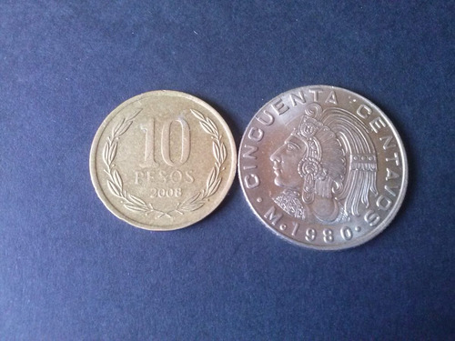 Moneda México 50 Centavos Níquel 1980 (c41)