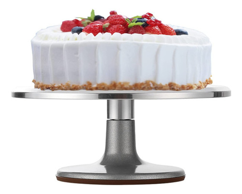 Base Giratoria Para Tortas Decoración Repostería 360 Acero