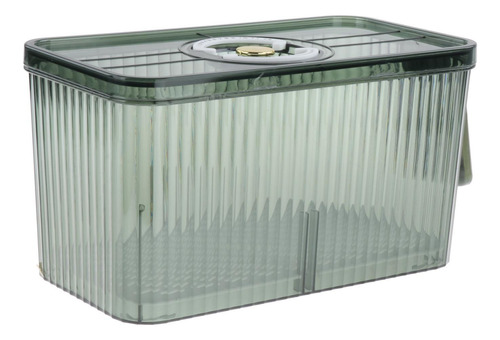 Contenedor Organizador Con Tapa Freshness, Grande, Verde