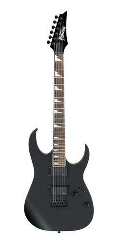 Imagen 1 de 4 de Guitarra eléctrica Ibanez RG GIO GRG121DX soloist de álamo black flat con diapasón de amaranto