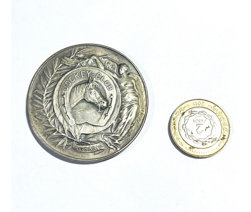 Medalla Jockey Club Rosario Gottuzzo - Numismatica