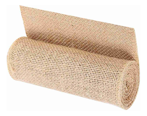Corredor De Mesa De Juta De 15 Cm* 2 M Nature Hessian Burlap