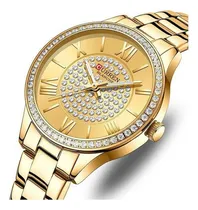 Comprar Relojes Lujo Curren 9084 Acero Y Cuarzo Con Diamantes