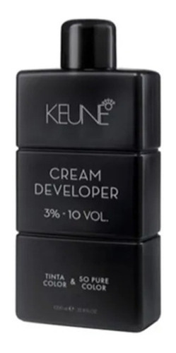Tinta Cream Developer Creme Oxidante 3% 10vol Keune 1l Tom 10Vol - 3
