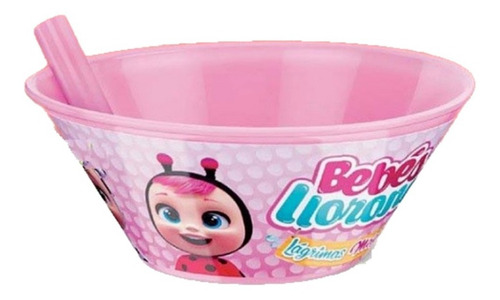 Tazón Con Popote Bebés Llorones.