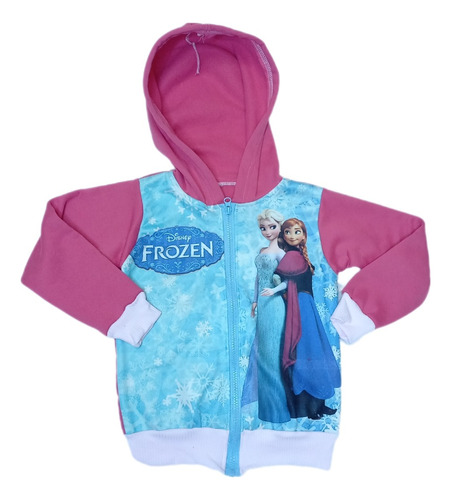 Sweater Con Cierre Frozen Anna Elsa