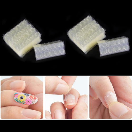 480pcs De Dos Cara Autoadhesivo Decal Nail Sticker