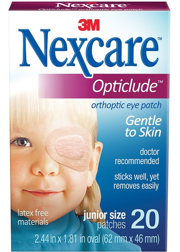 Nexcare Opticlude Orthoptic Parches Oculares Suave Con La